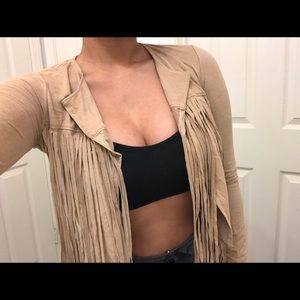 Cute Fringe Suede Jacket